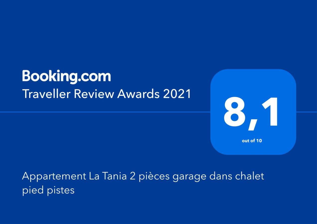 Appartement La Tania 2 Pieces Garage Dans Chalet Pied Pistes エクステリア 写真