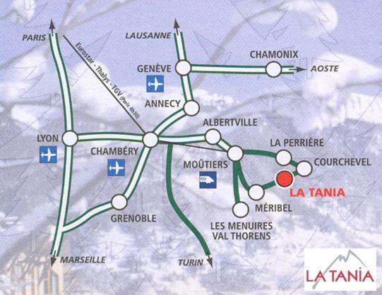 Appartement La Tania 2 Pieces Garage Dans Chalet Pied Pistes エクステリア 写真
