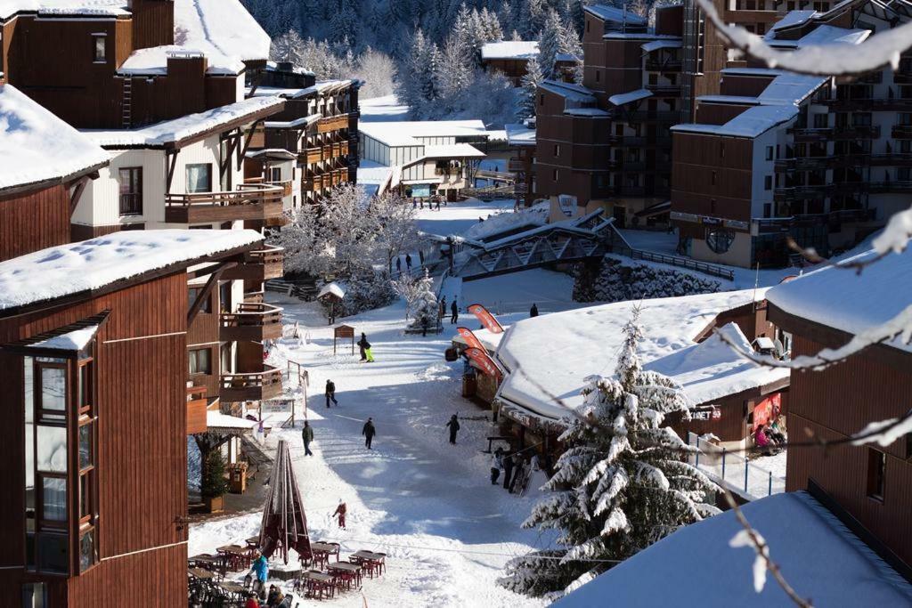 Appartement La Tania 2 Pieces Garage Dans Chalet Pied Pistes エクステリア 写真